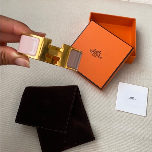 Hermes Jewelry - 🧡Hermès clic clac H gold bracelet in rose 🧡